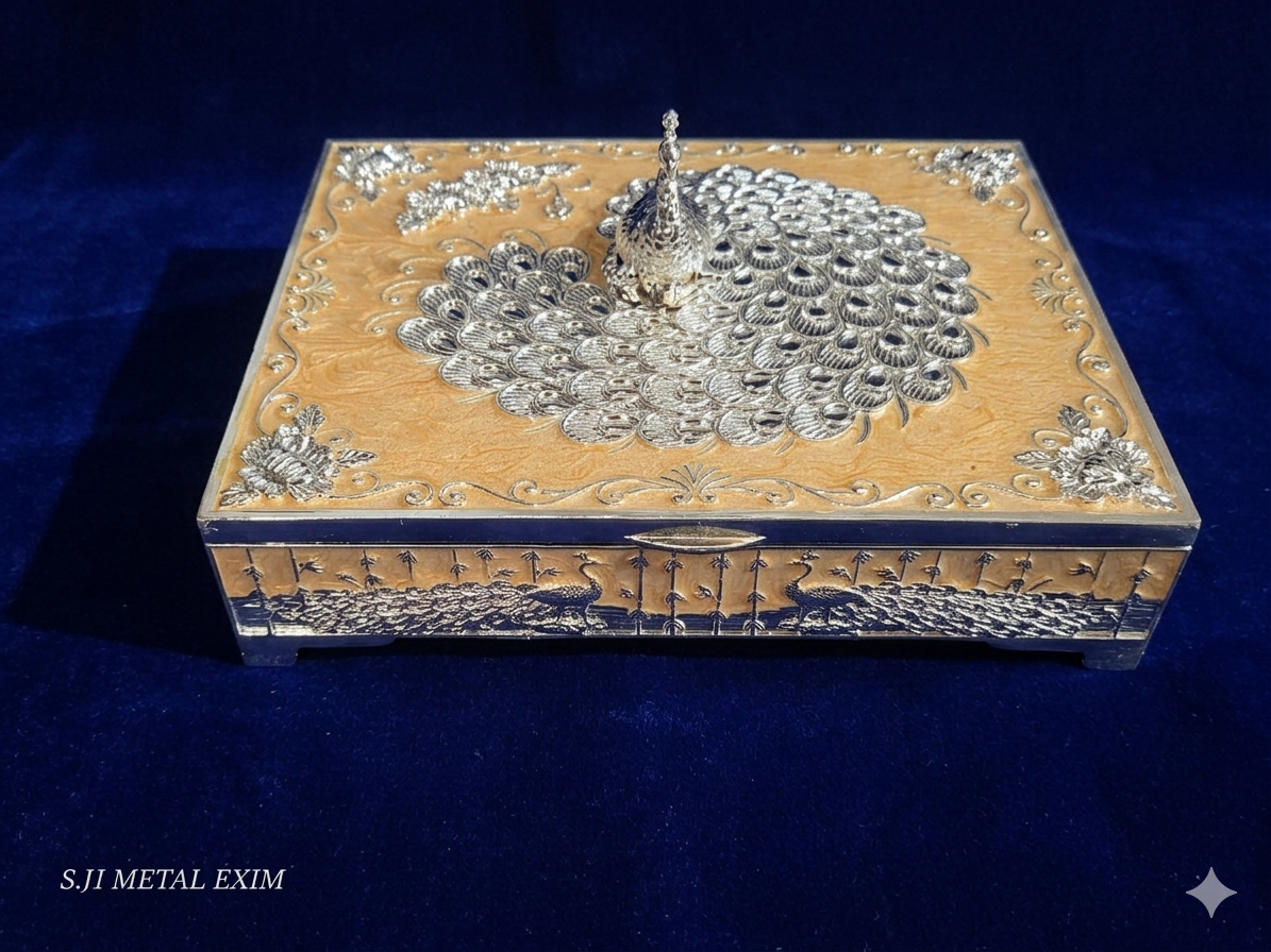 Gemini said The Majestic Peacock Keepsake Tray