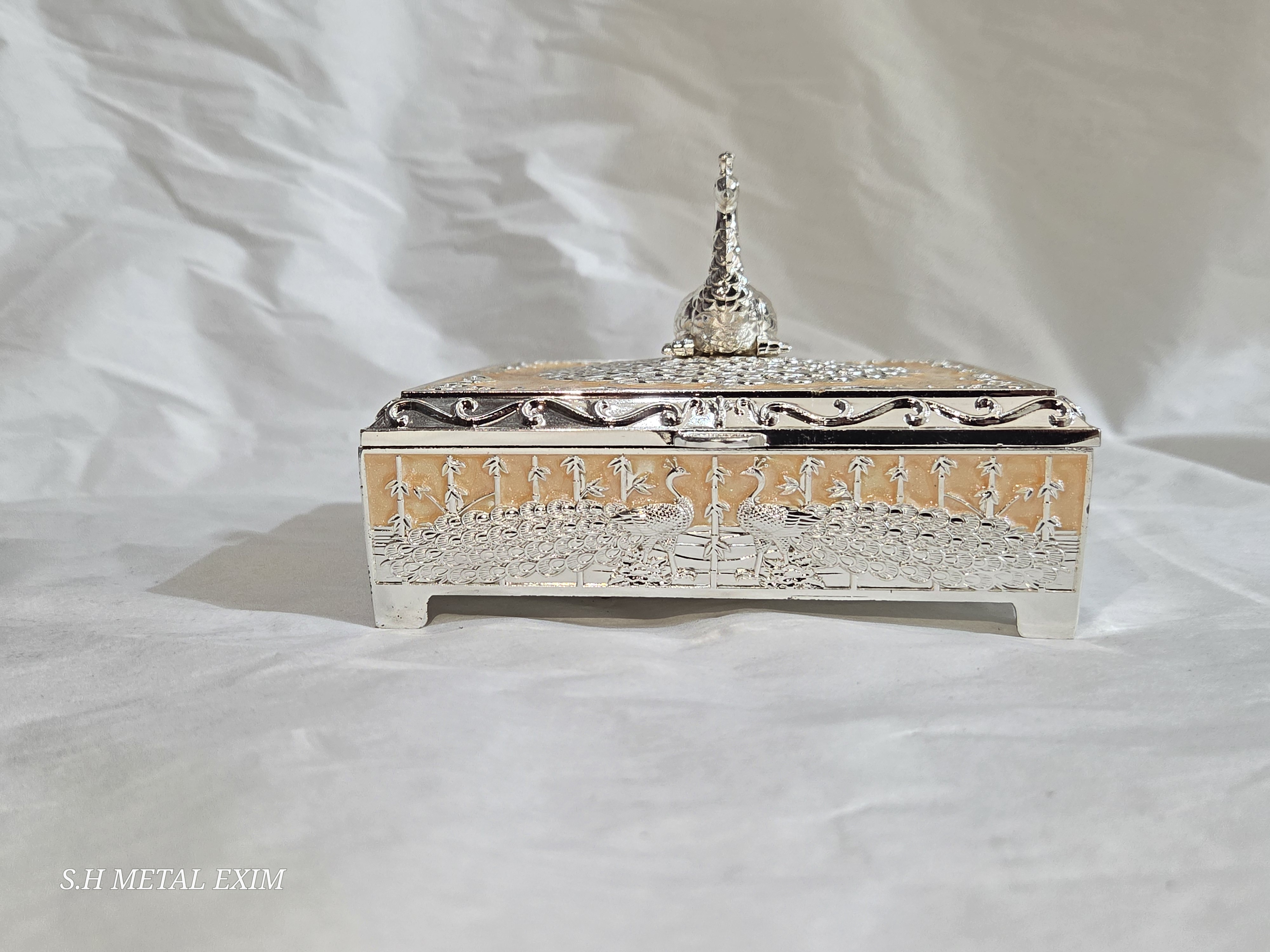 Imperial Peacock Keepsake Box