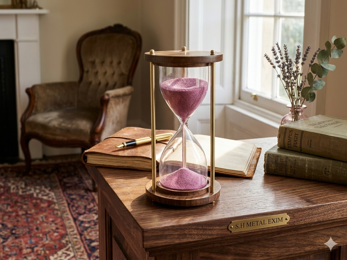 The Amethyst Sands brown and purple Hourglass