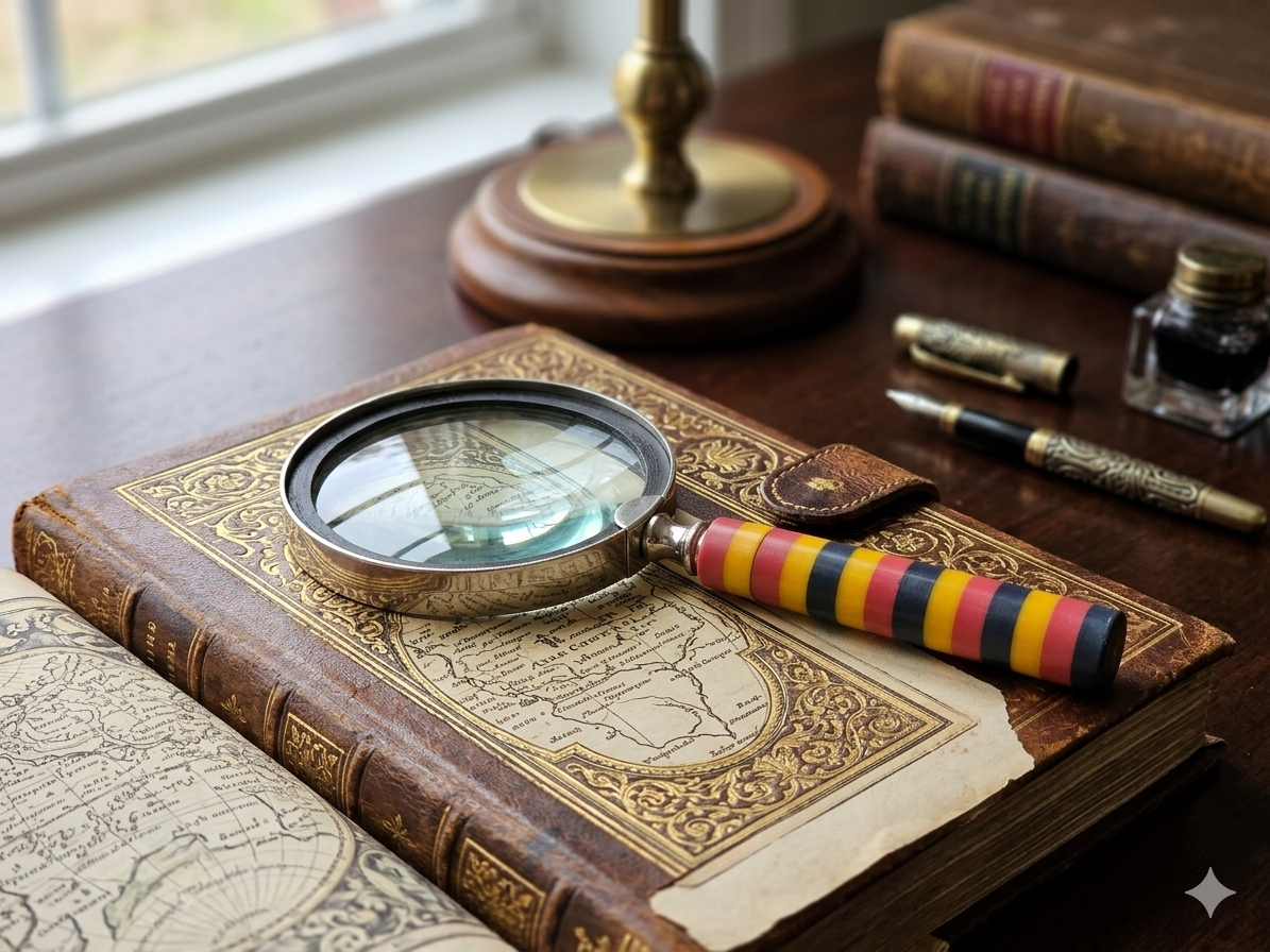 A World of Wonders: The Explorer’s Gilded Atlas and Tricolor Magnifier