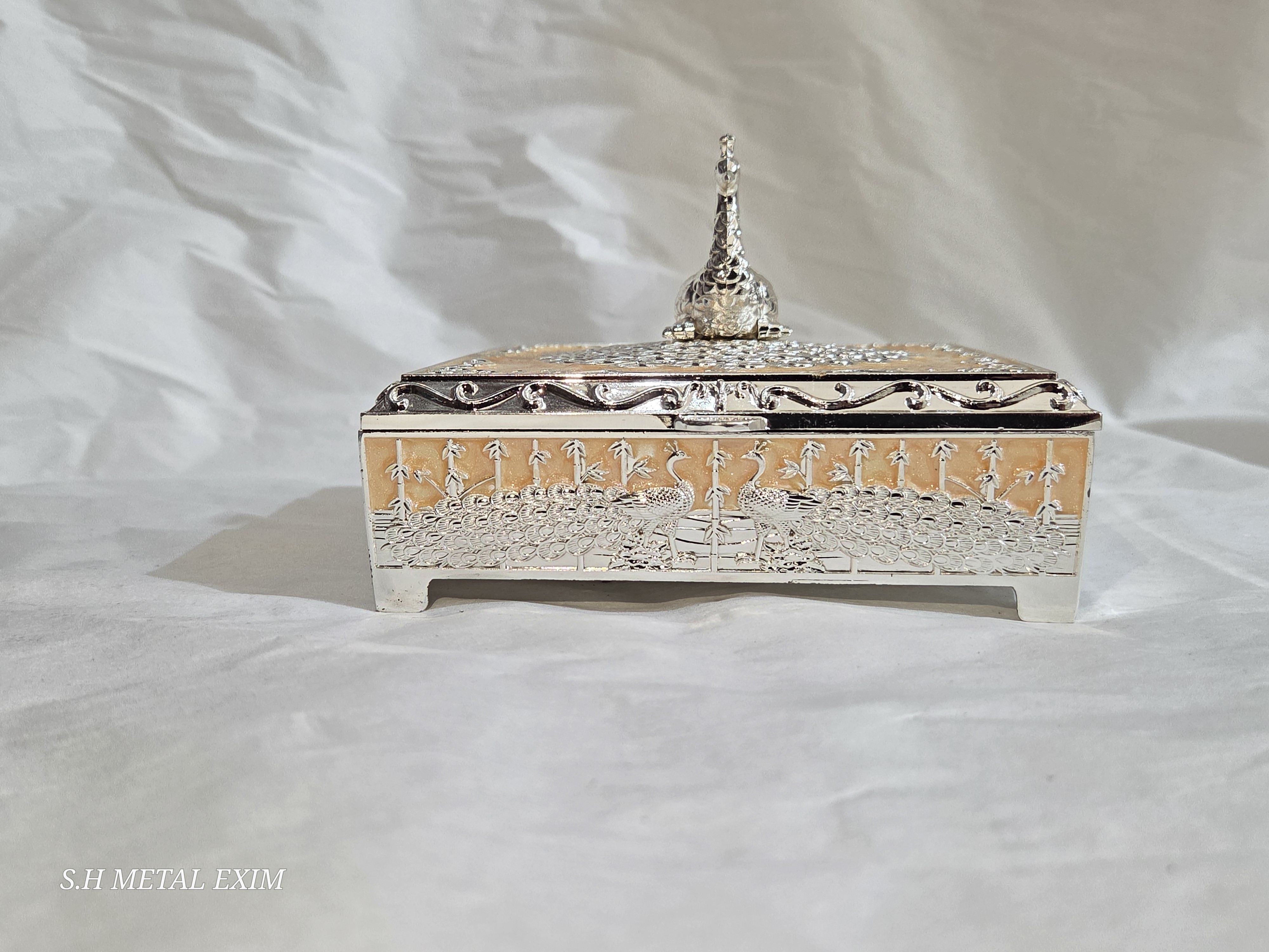 Imperial Peacock Keepsake Box