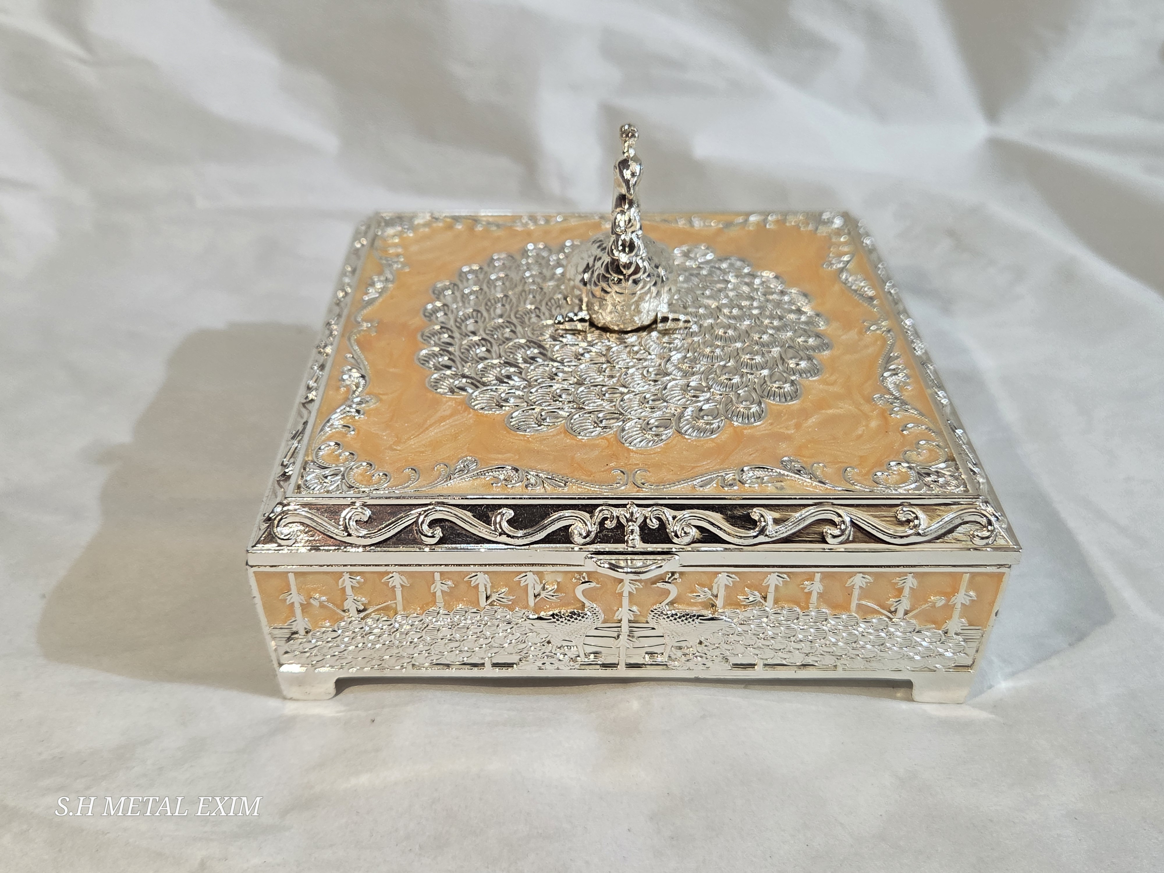 Imperial Peacock Keepsake Box