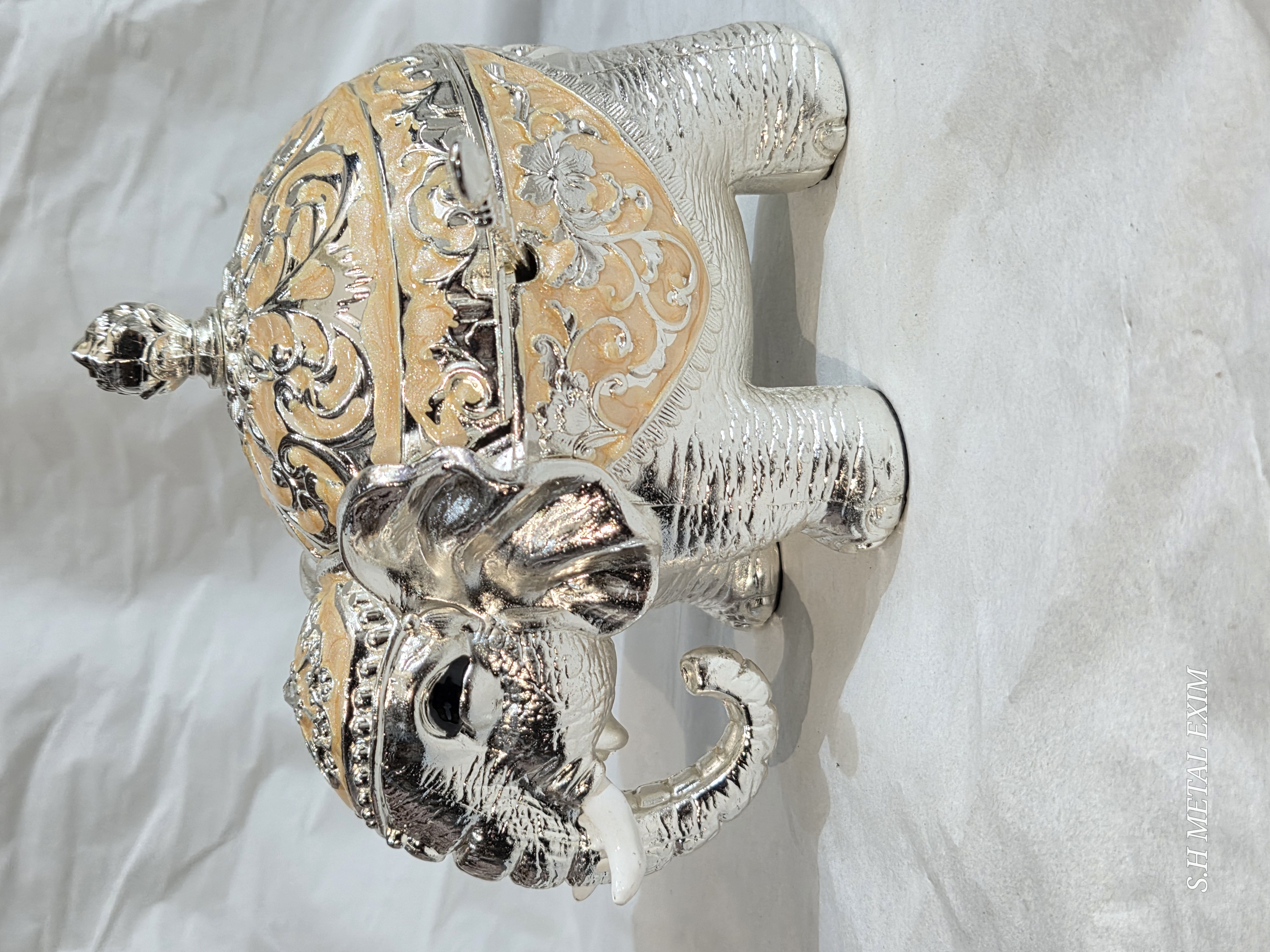 Royal Elegance Elephant Trinket Box