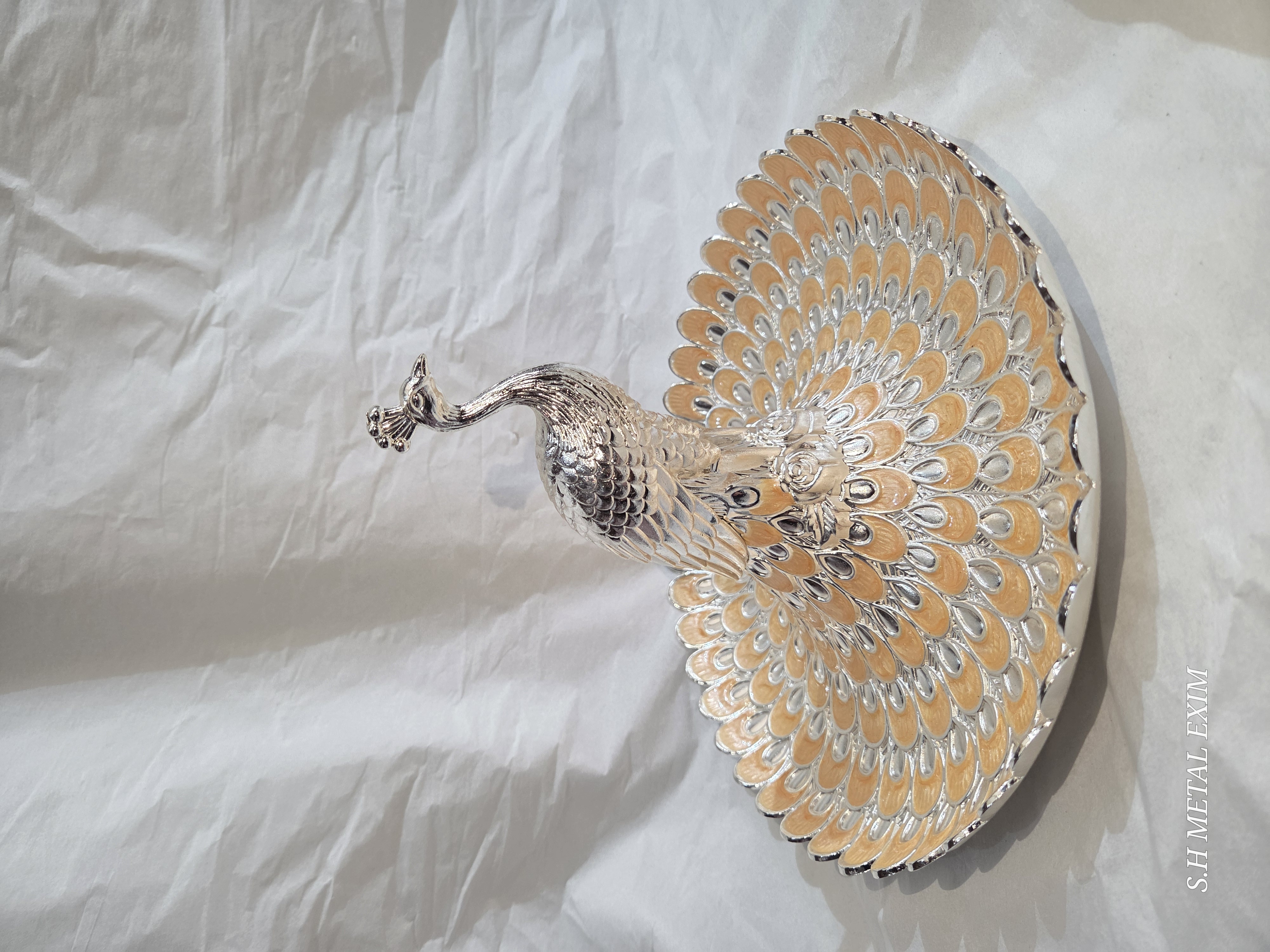 Royal Elegance Peacock Tray