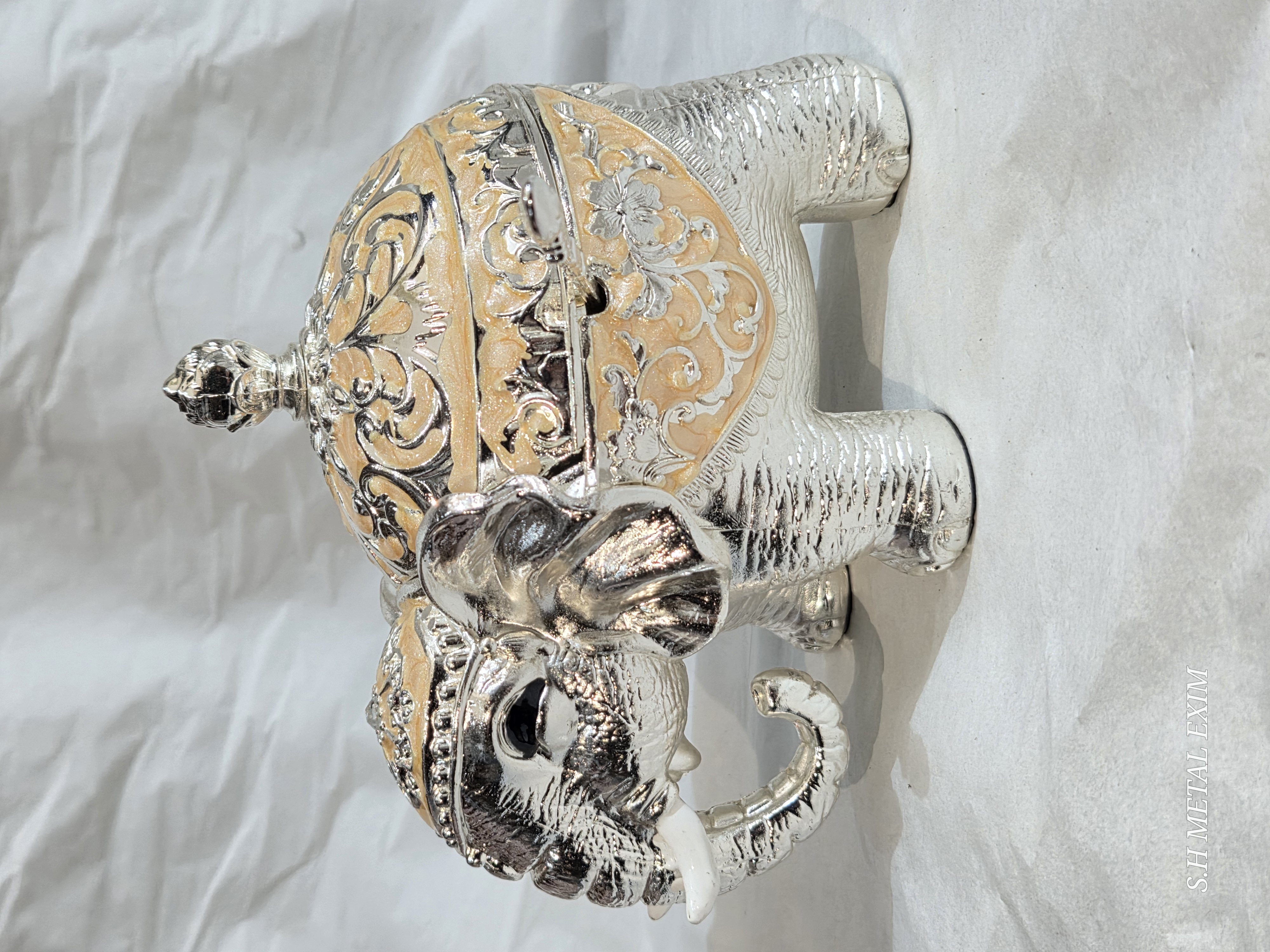 Royal Elegance Elephant Trinket Box