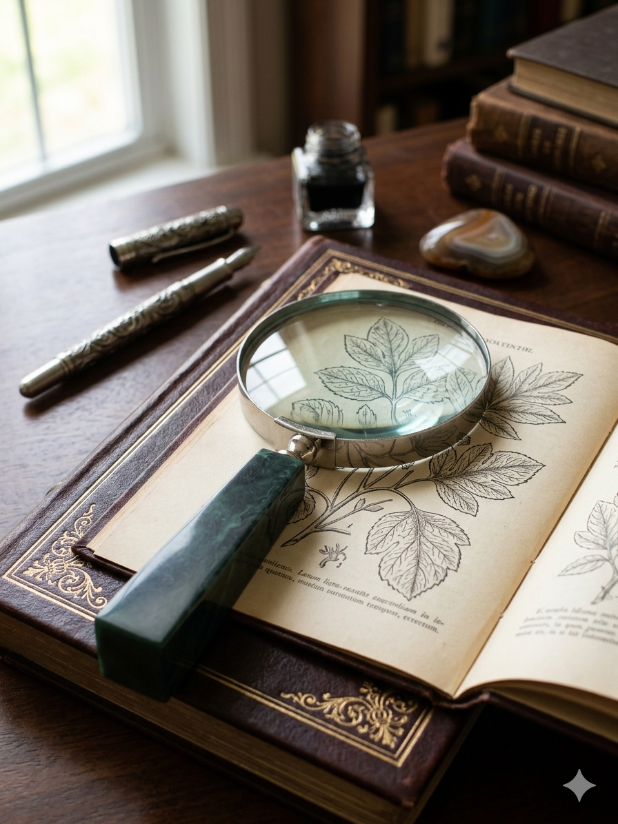 A World of Wonders: The Scholar’s Gilded Herbarium and Jadeite Magnifier