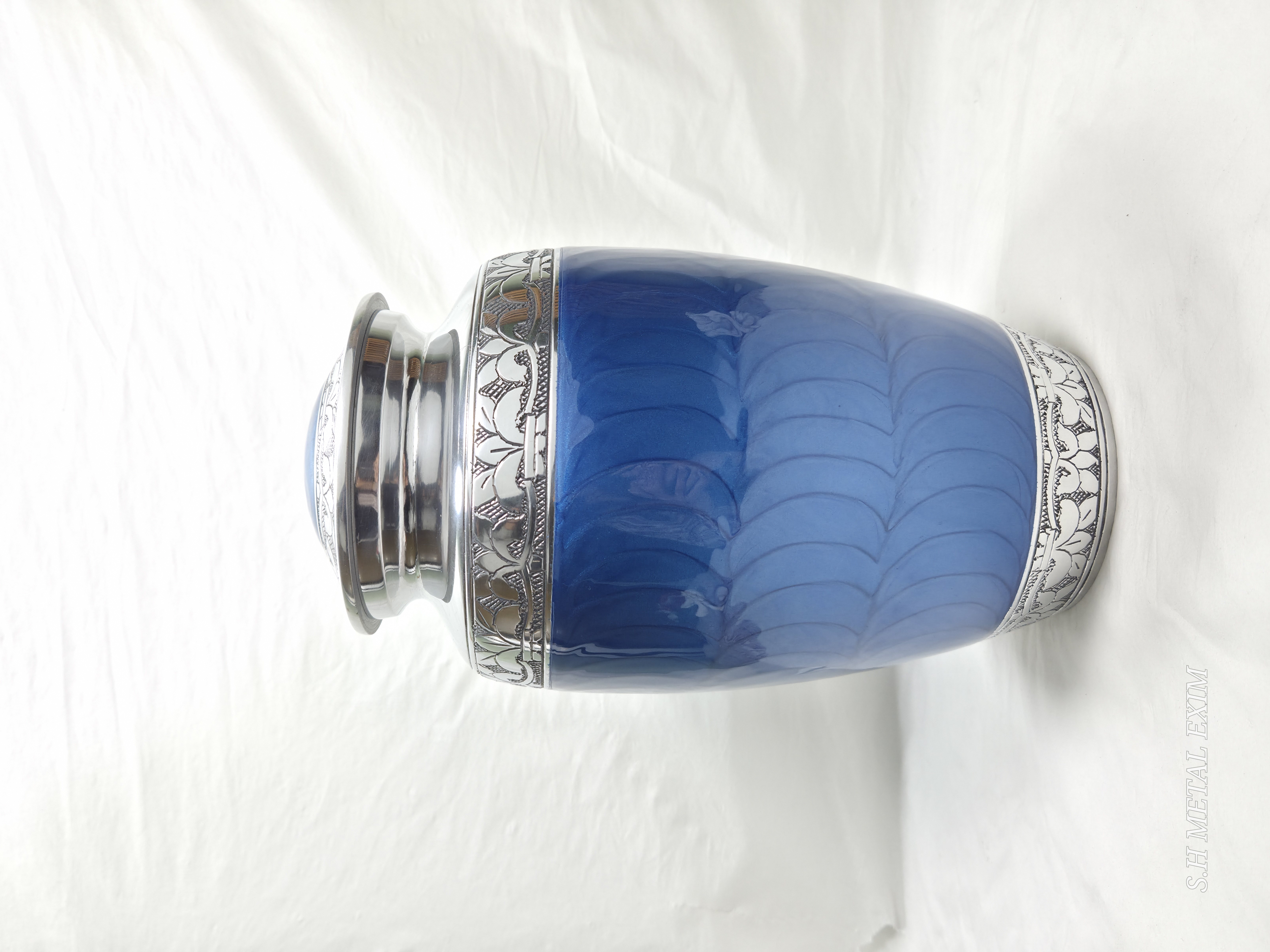 Eternal Serenity blue and silver Urn