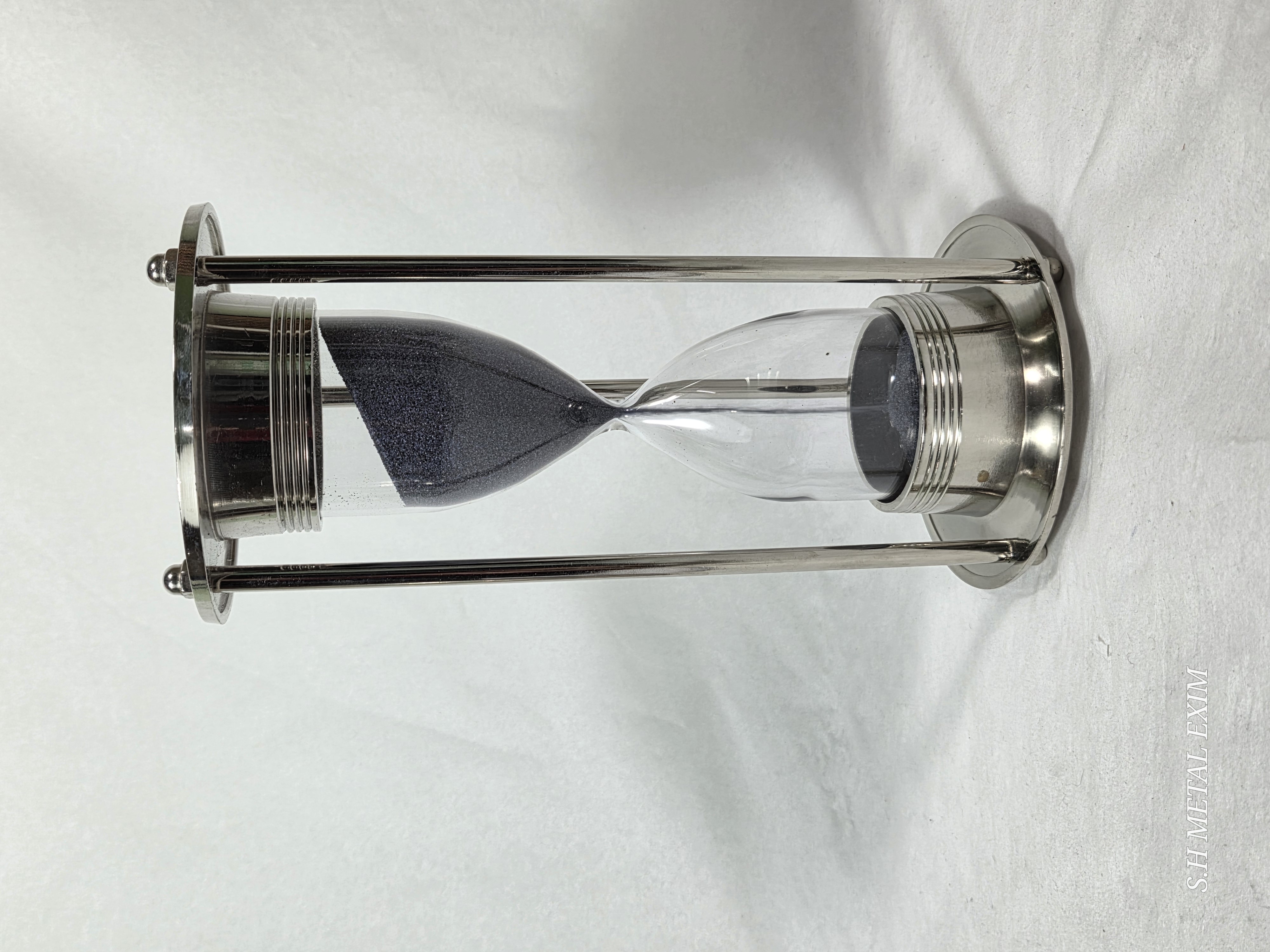 Polished brass Hourglass