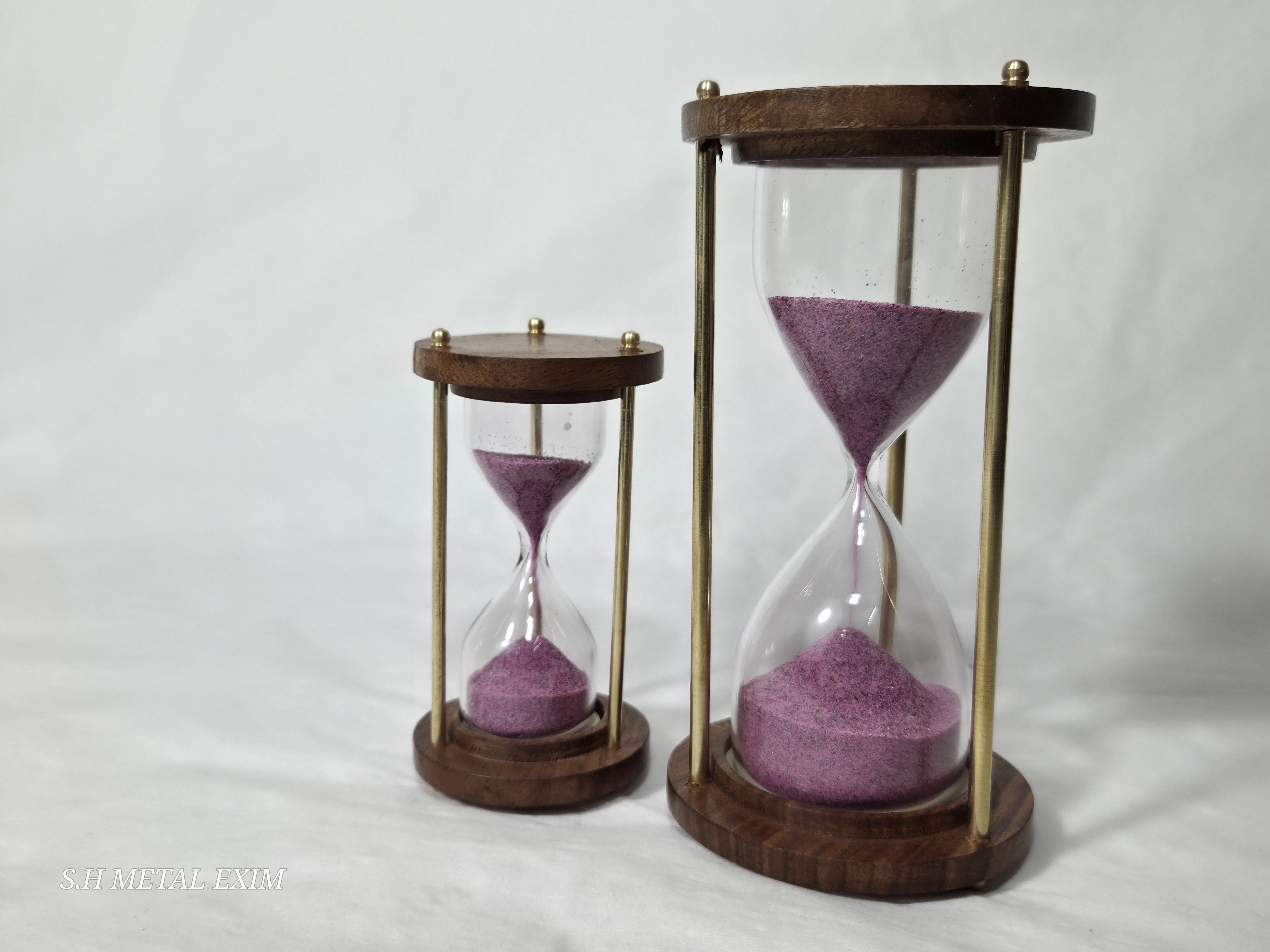 The Amethyst Sands brown and purple Hourglass