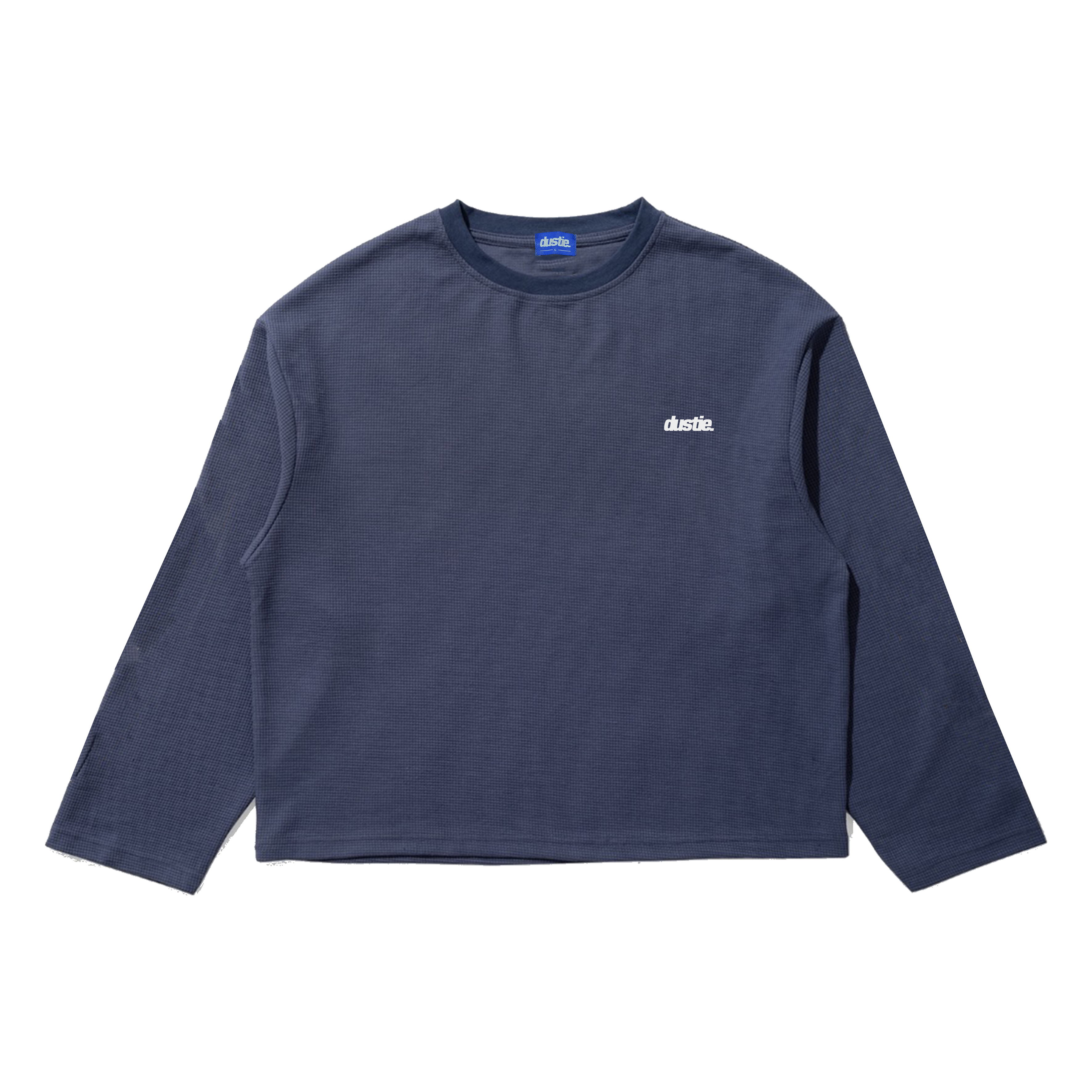 MINI BULKY Waffle L/S [Stone Blue]