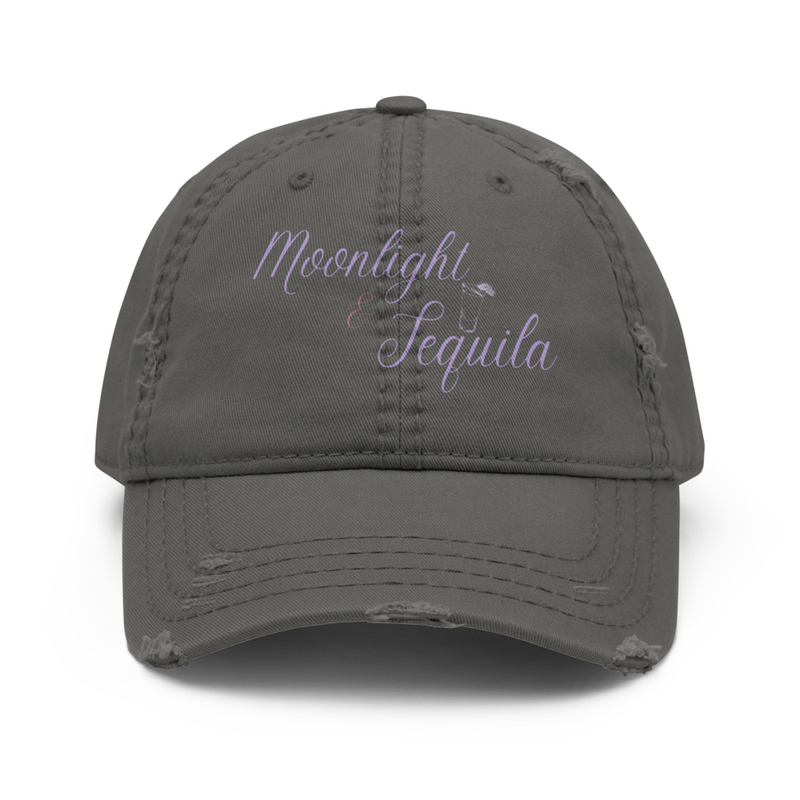 Moonlight & Tequila Distressed Dad Hat