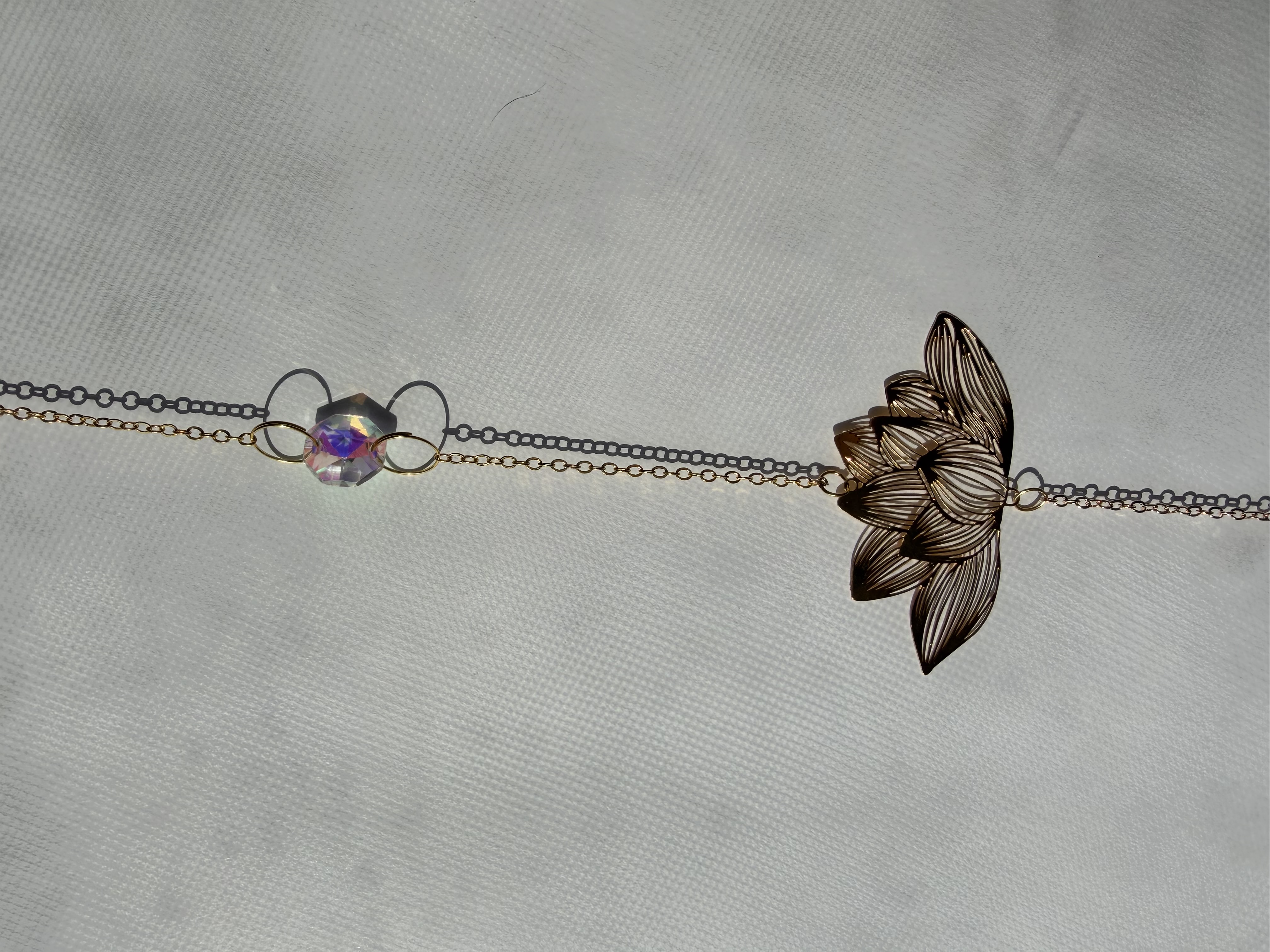 Crystal Lotus Sun Catcher