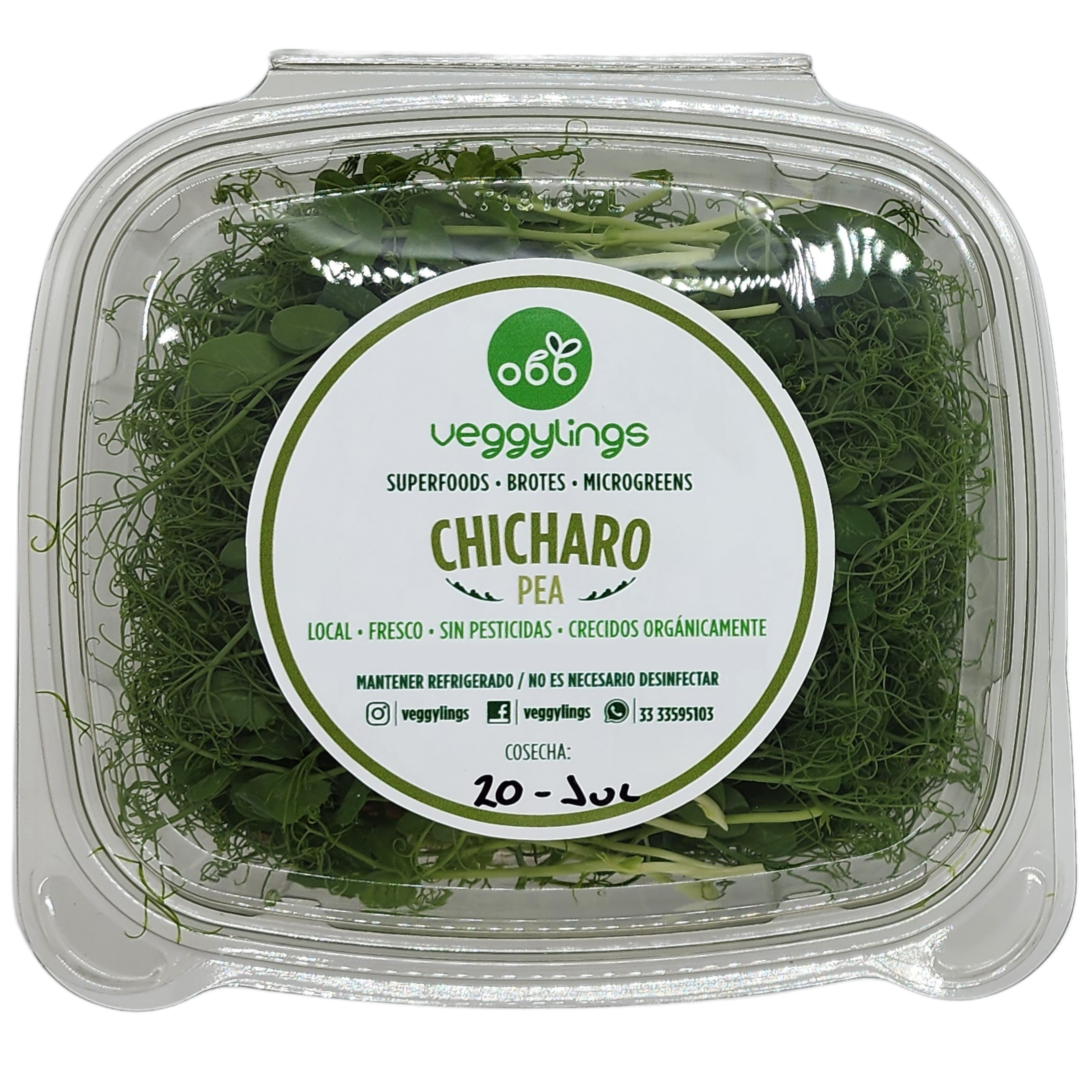 Brotes | Microgreens de Chícharo Afila