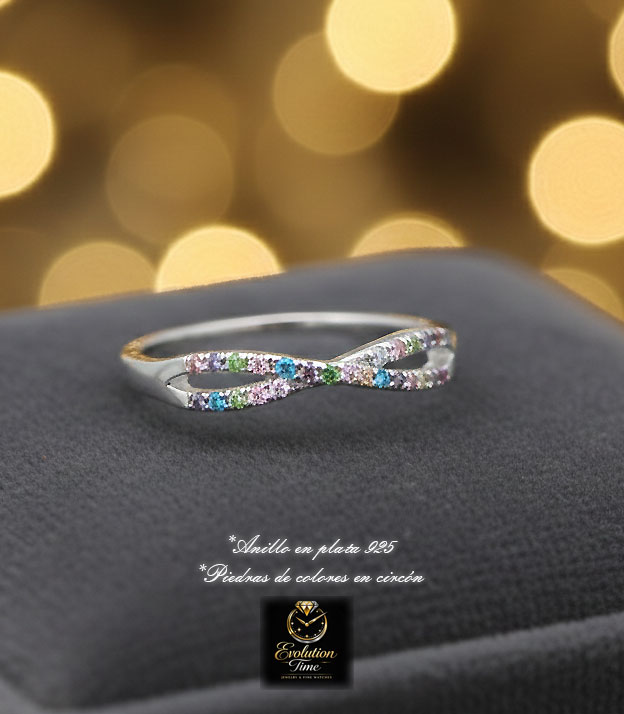 Anillo infinito en plata 925