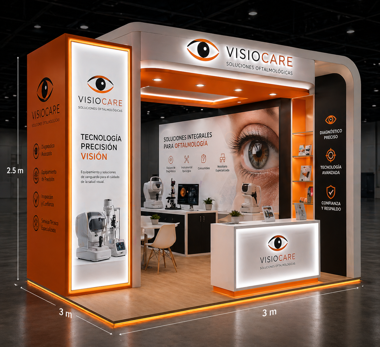 Orange Vision Care Exhibition Booth