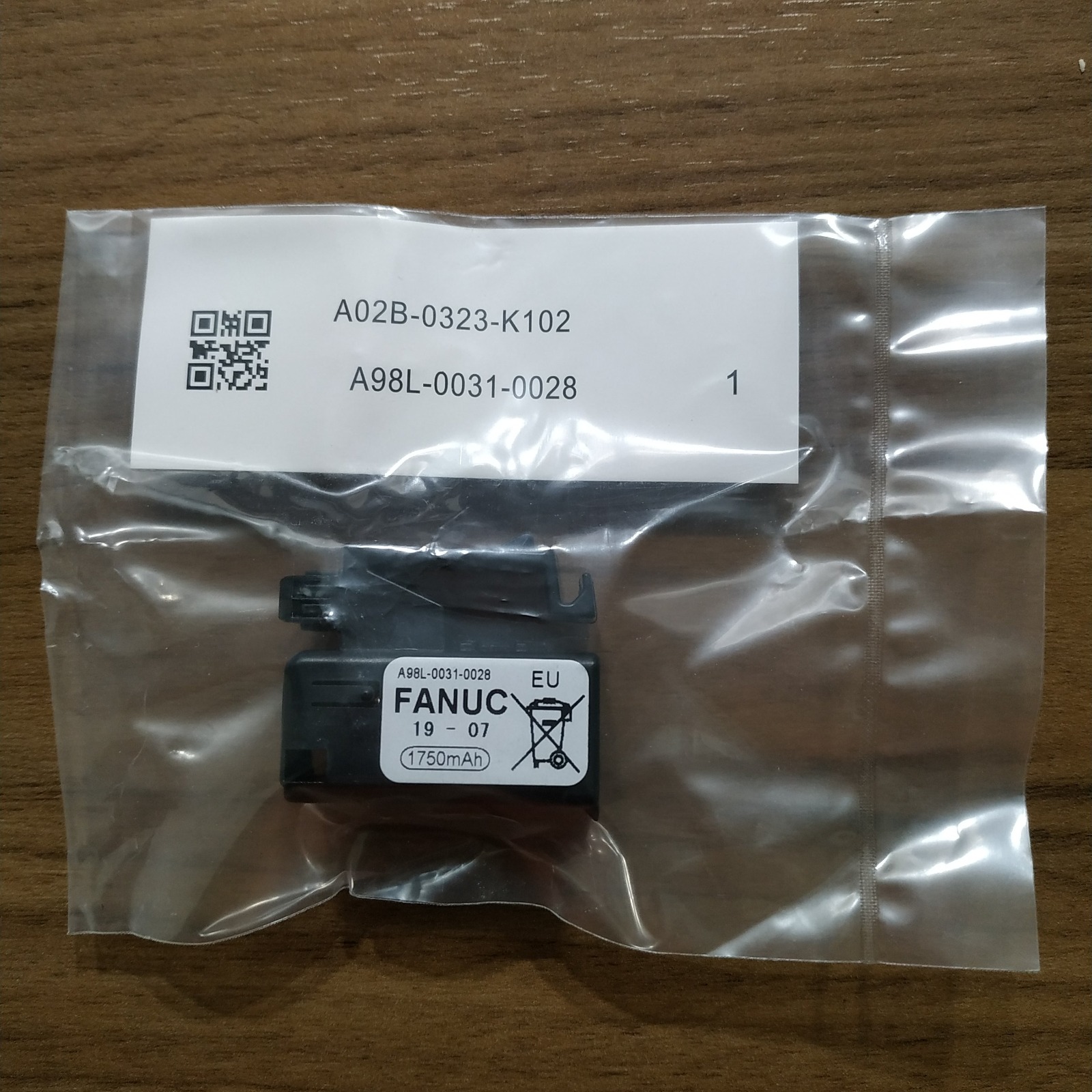 FANUC A98L-0031-0028 Battery