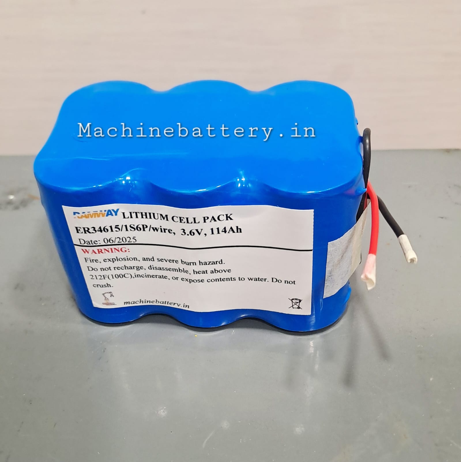 Lithium Cell Pack 3.6V 11.4Ah