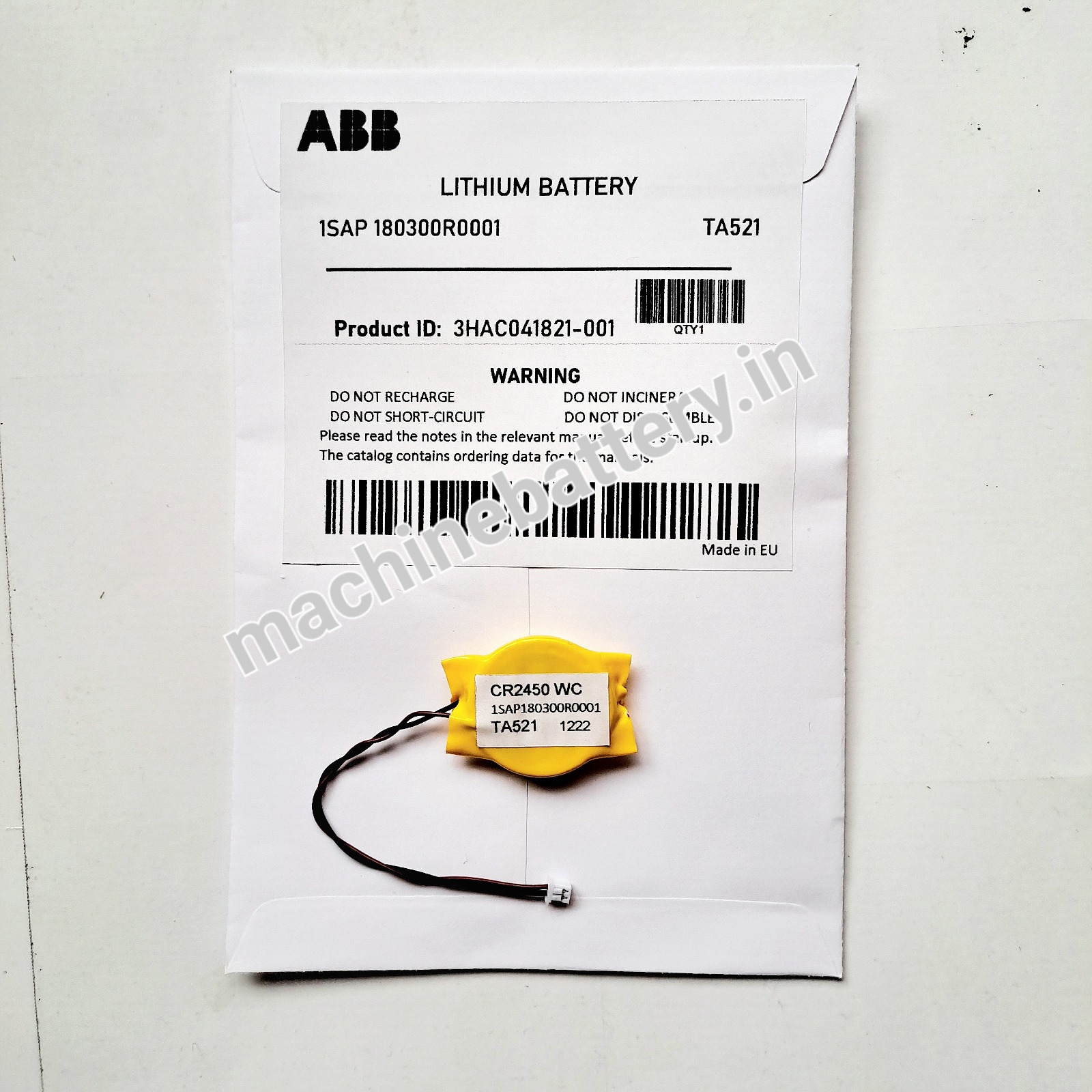 ABB Lithium Battery CR2450 WC