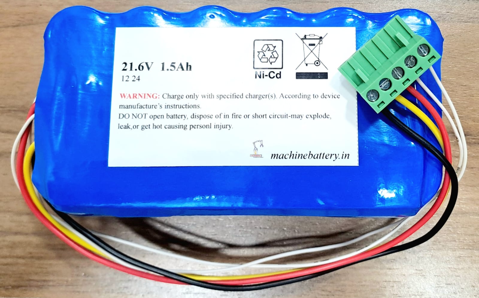 21.6V 1.5Ah Ni-Cd Battery Pack