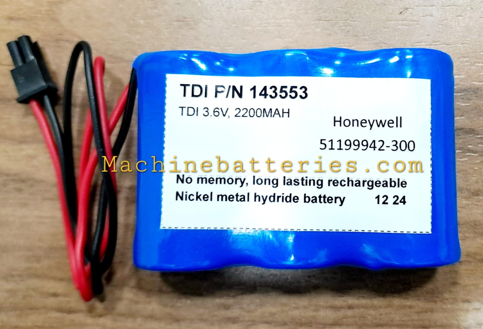 Honeywell TDI 3.6V 2200mAh NiMH Battery Pack