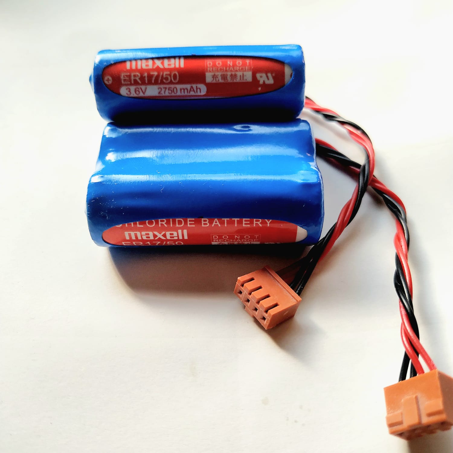 Maxell ER17/50 3.6V Lithium Battery Pack