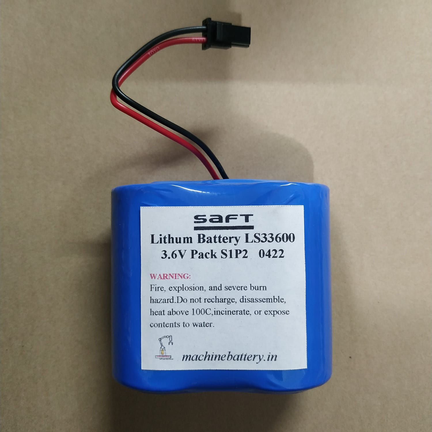 Lithium Battery LS33600 3.6V Pack