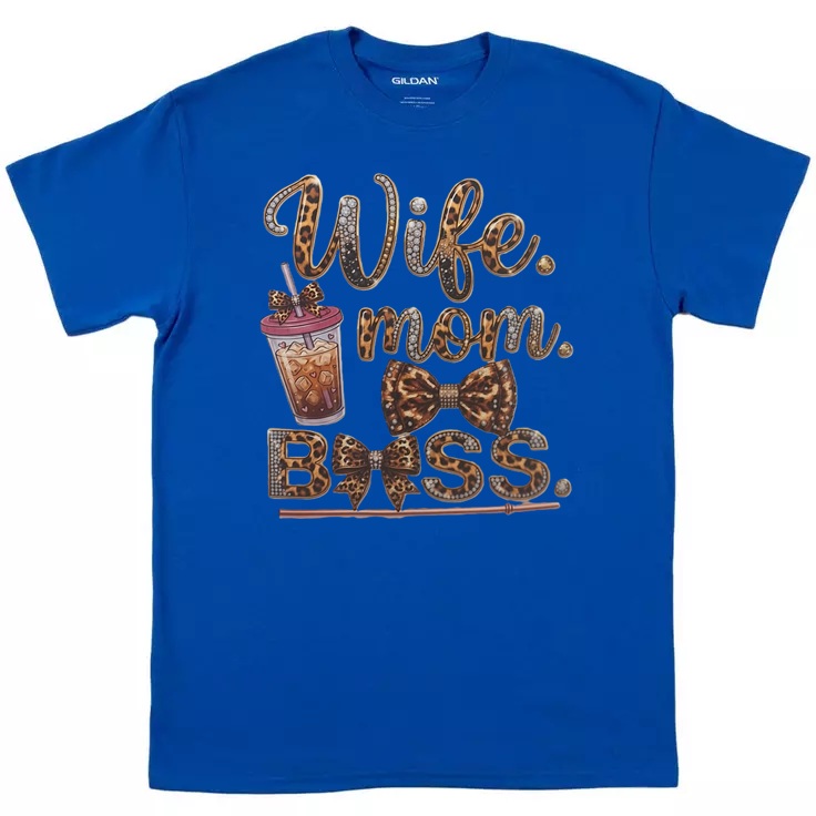 Wife Mom Boss Graphic Tee