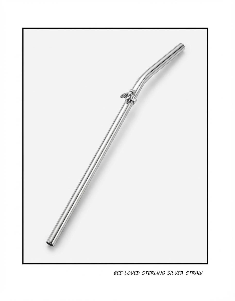 Sterling Silver Straw