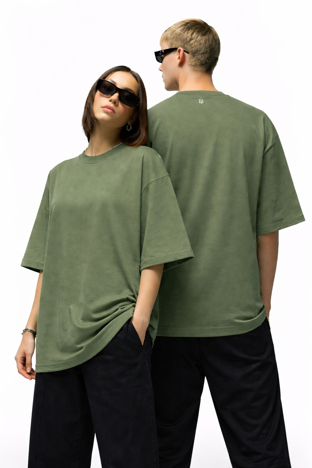 Olive - Relaxed Oversized T-Shirt