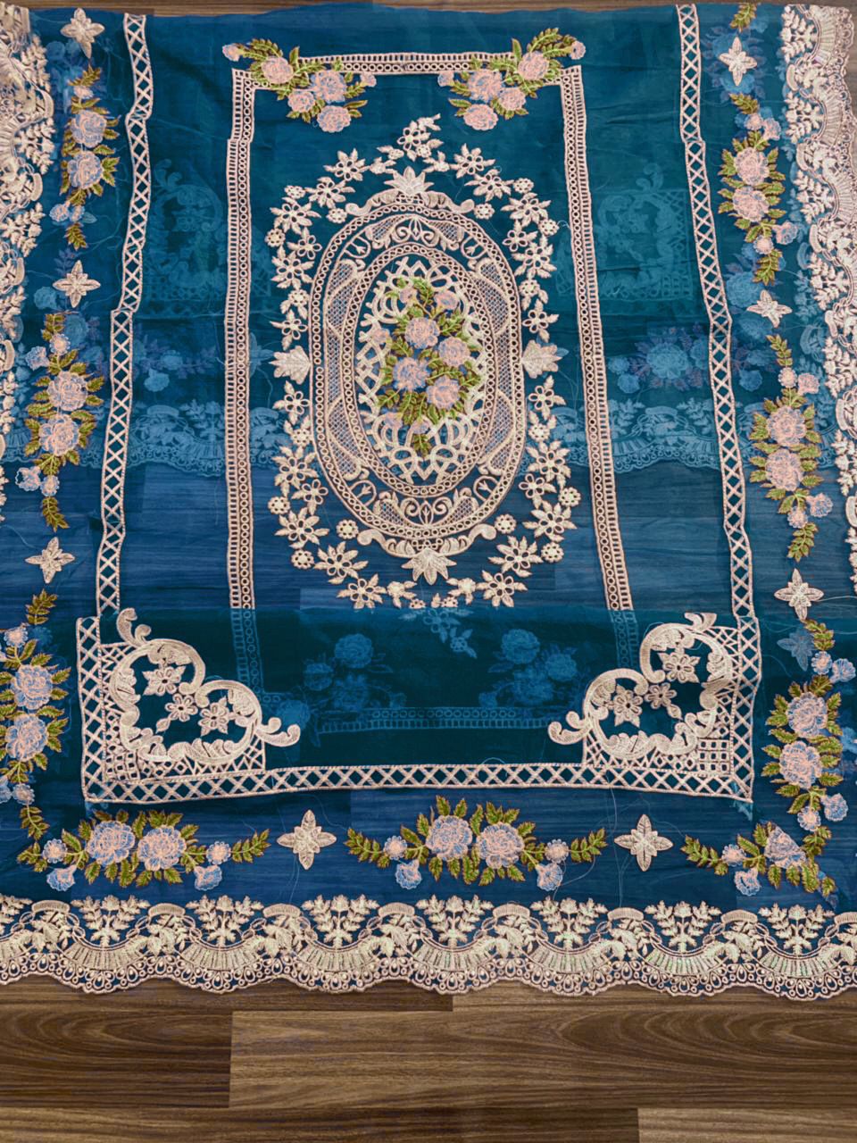 Lawn Cotton Organza Dress