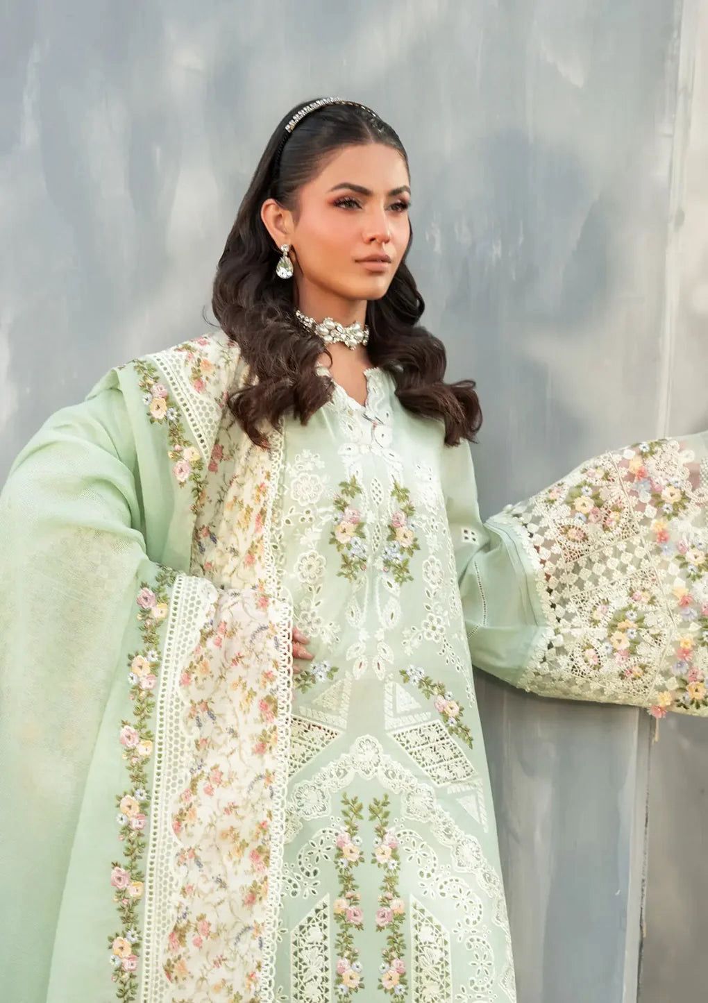 Embroidered Lawn Suit
