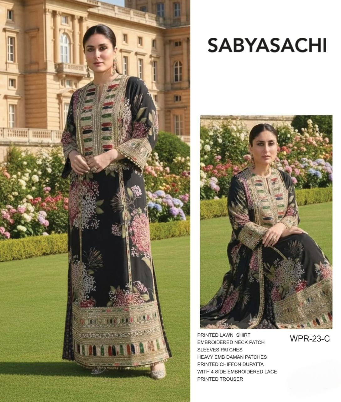 Sabyasachi Printed Lawn Suit