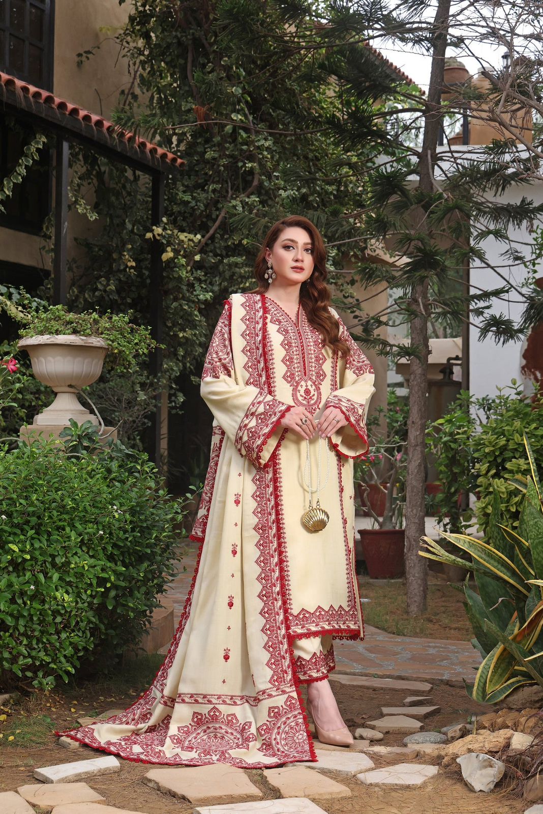 Embroidered Lawn Suit