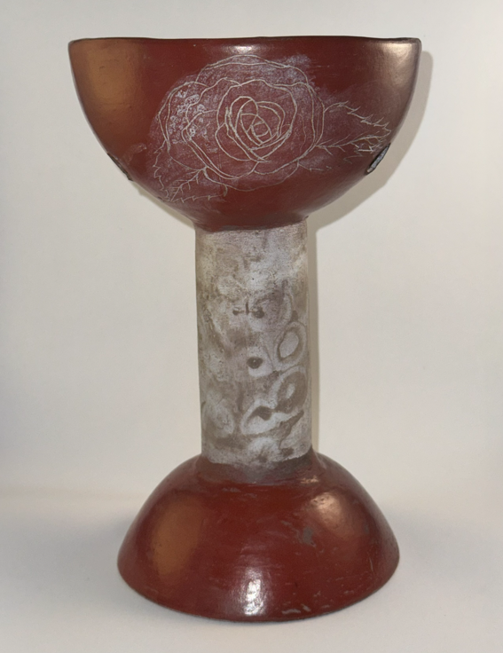 Sahumador Copa "Rosa Mística"