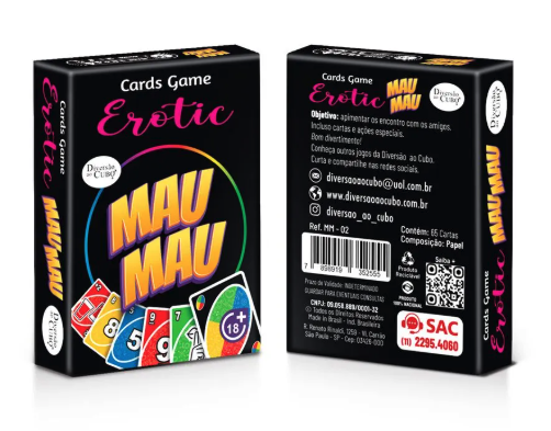 Mau Mau Jogo de Cartas Erótico Diversão ao Cubo