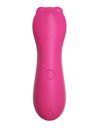 Estimulador de Clitóris Liso em Formato de Urso com 10 Modos de Pulsação VIP MIX