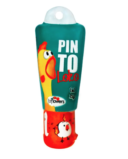 Pinto Loko Gel Estimulante Masculino que Esquenta 15g (Linha Brasileirinhos) - Hot Flowers