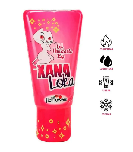 Xana Loka Gel Excitante Feminino 15g (Linha Brasileirinhos) - Hot Flowers
