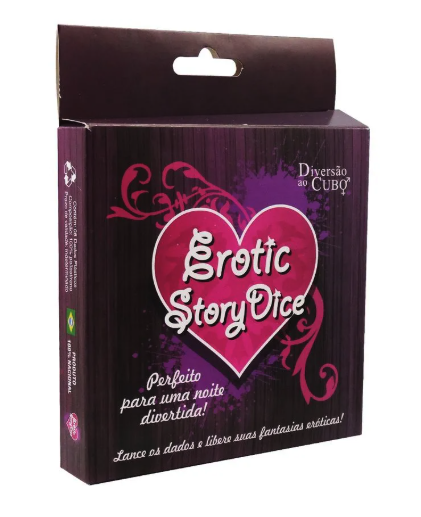 Erotic Story Dice Jogo Erótico para Casal Diversão ao Cubo