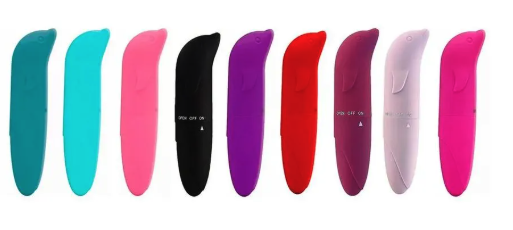 Vibrador Ponto G Aveludado Formato Golfinho - Miess