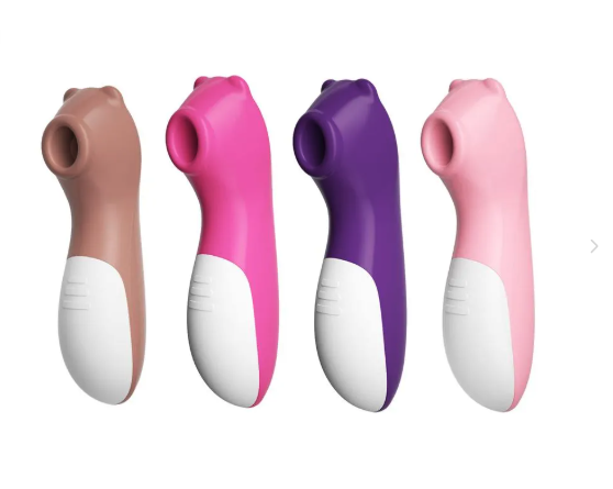 Estimulador de Clitóris Liso em Formato de Urso com 10 Modos de Pulsação VIP MIX