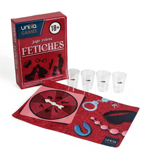 Jogo Roleta Fetiches com 4 Shots Unika