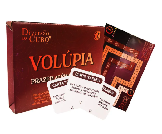 Volúpia Jogo Prazer Além do Toque Diversão ao Cubo