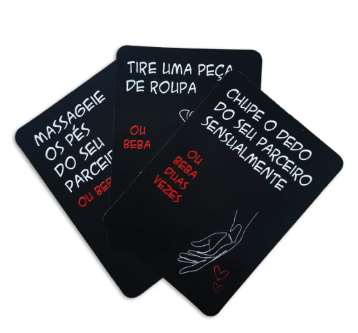 Desejos e Drinks Jogo de Cartas Diversão ao Cubo