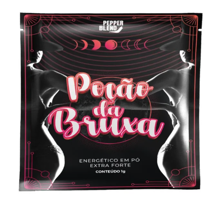 Poção da Bruxa Energético em Pó Extra Forte 1g Pepper Blend