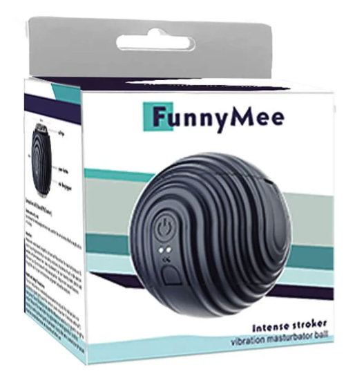 Masturbador Masculino em Formato de Esfera com 10 Modos de Vibração Recarregável Vip Mix