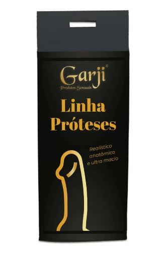 Prótese Realística com Glande Destacada 14 x 3,5 cm Garji