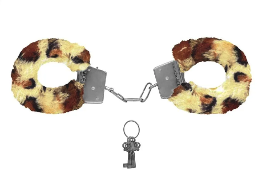 Algema de Metal Pelúcia Revestida Fur Love Cuffs - Sexy Import
