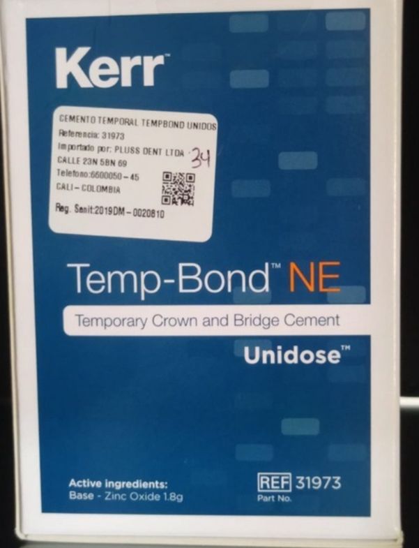 Cemento temporal temp bond