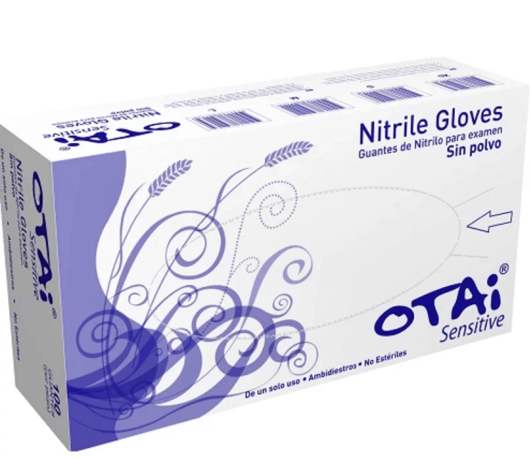Guantes Nitrilo Otai sin polvo